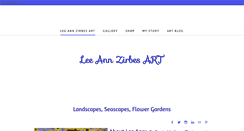 Desktop Screenshot of leeannzirbesart.com